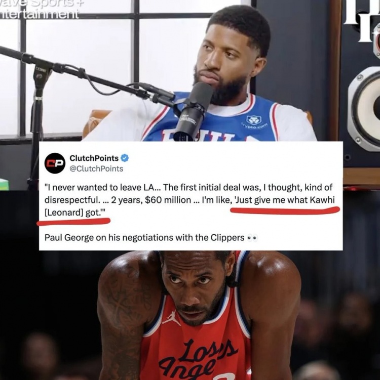 开云体育下载网页版-乔治曾解释离开快船原因：并非想离队 而是追求与小卡同等待遇